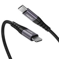 Lightning Aluminum Braided Cable, PD 18W/30W MFi Data Cable